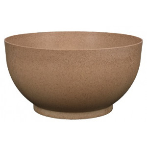 Kaspó tál Satina Eco Wood 24 barna 