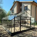 ROA Luxury EHLB 4.0 DD melegház, oranzséria típusú, hőkezelt acélból és monolitikus, átlátszó, rendkívül ellenálló polikarbonátból