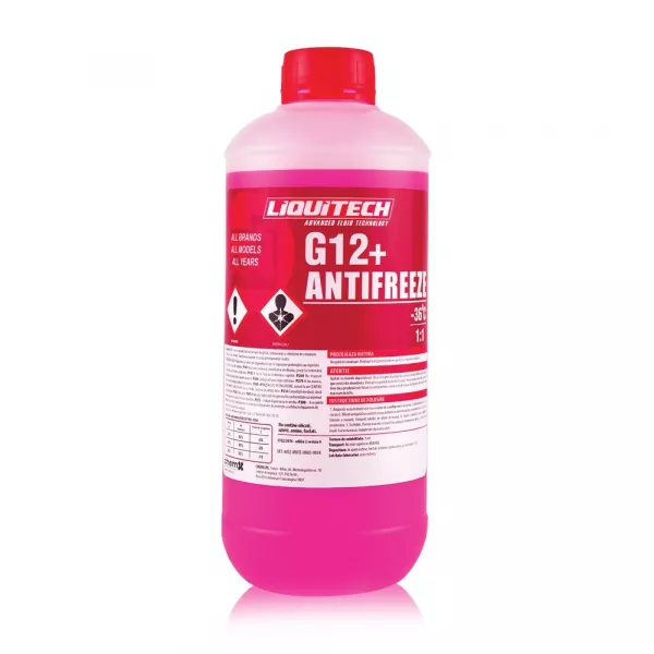 G12+ hosszú élettartamú fagyálló koncentrátum ROA-LiquiTech 1L