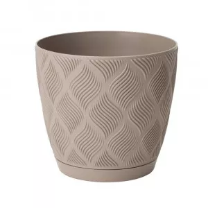 Kaspó Flow Petit Eco Wood 13 barna