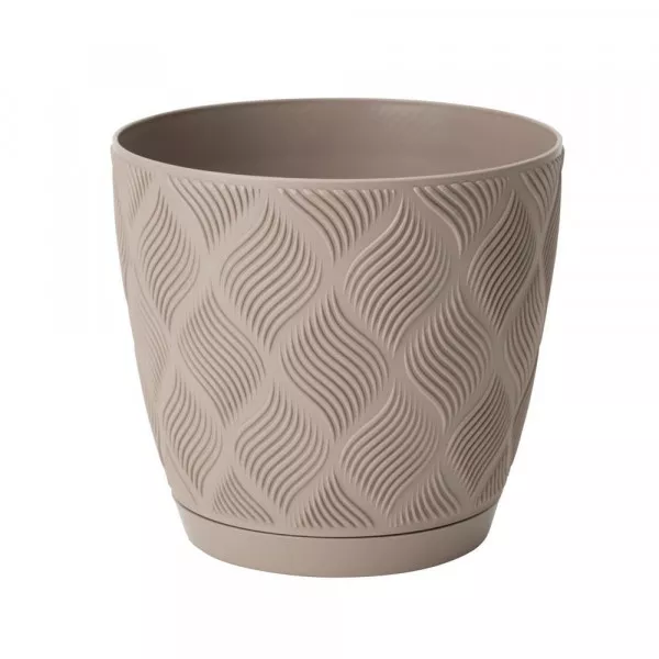 Kaspó Flow Petit Eco Wood 13 barna