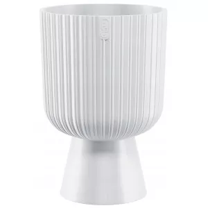Kaspó Keli Mika Petit 14, H 20,5 cm fehér