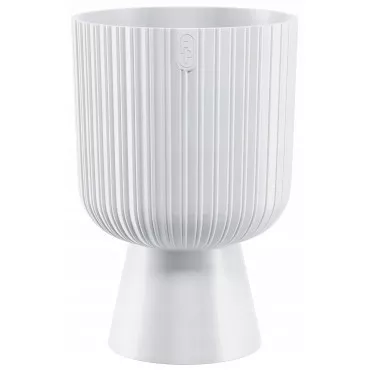 Kaspó Keli Mika Petit 14, H 20,5 cm fehér