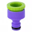 Műanyag tömlőcsatlakozó belső menetes 1/2"  - 3/4" 
