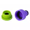 Műanyag tömlőcsatlakozó belső menetes 1/2"  - 3/4" 