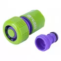 Műanyag külső menetes adapter csatlakozó 3/4" - 3/4"-os tömlőhöz