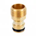 Sárgaréz külső menetes tömlővég csatlakoztato 1/2"