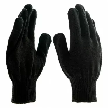 Akril téli kesztyű, 4 szálas, overlock mandzsetta, 8-as méret