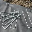 Fixsol fólia- és hálórögzítő kapocs, fém, 17 x 3.5 cm, 10 db-os készlet