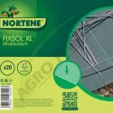 Fixsol XL fólia- és hálórögzítő kapocs, fém, 20 x 25 cm, 20 db-os készlet