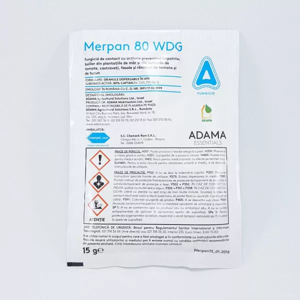 Merpan 80 WDG Gombaölő Szer 15 gr