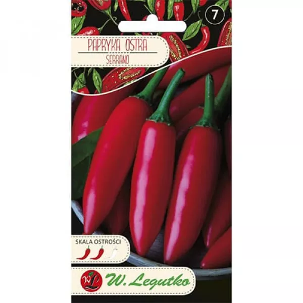 Paprika csípős Serrano