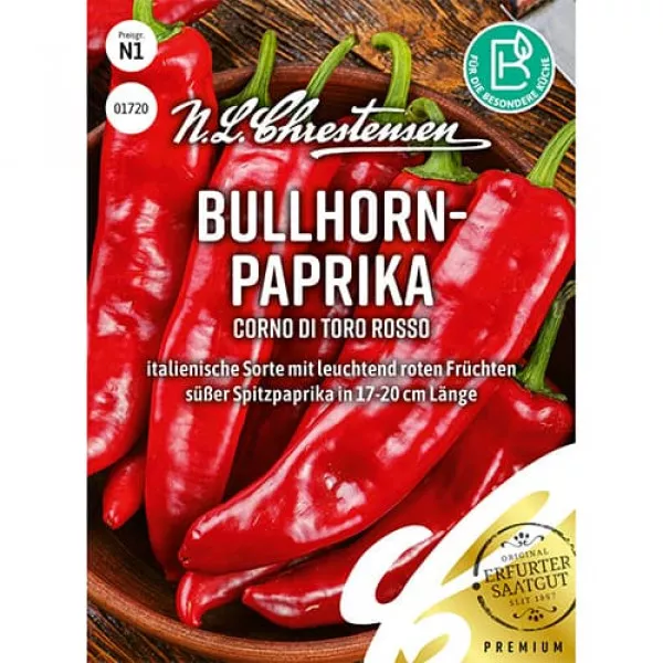Paprika édes Corno di toro rosso