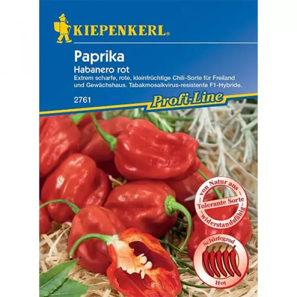 Csípős paprika Habanero Red
