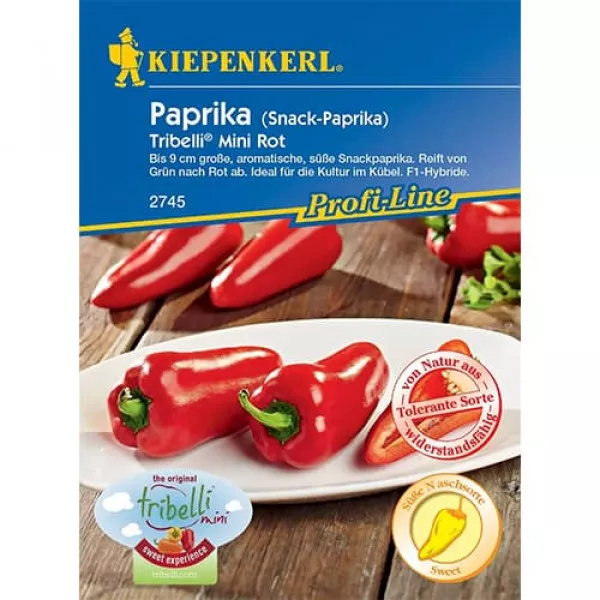 Paprika édes Tribelli Mini Red F1