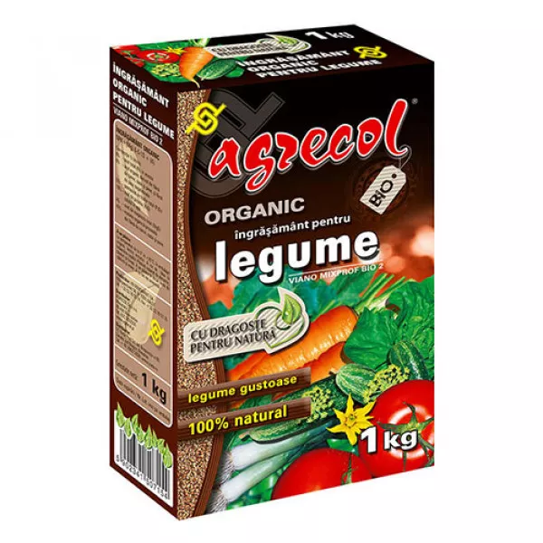 Szerves műtrágya granulátum zöldségekhez
