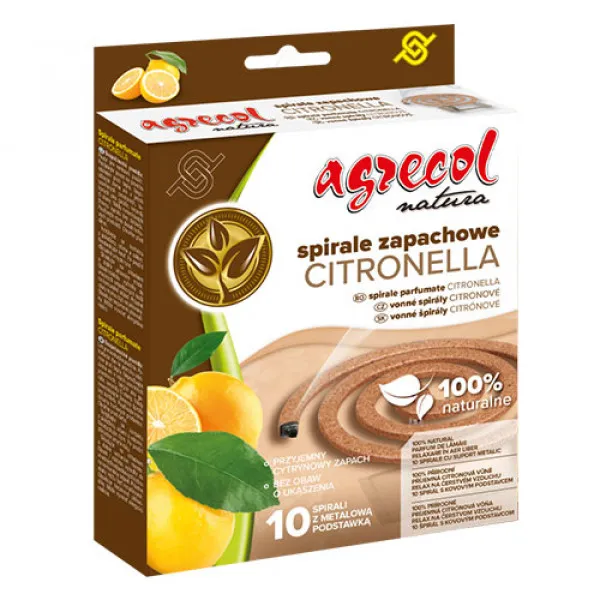 Citronella illatú spirálok