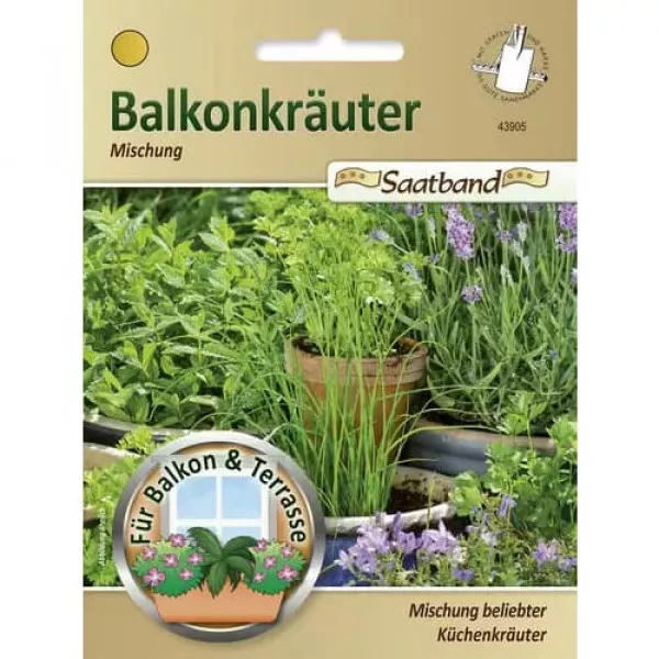 Aromás cserepes fűszernövények, fajtakeverék