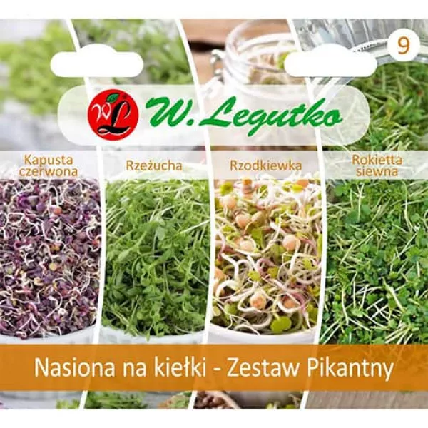 Csíra - Csípős keverék, 4 fajtát tartalmazó csomag