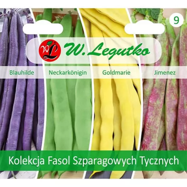 Zöldbab gyűjtemény, 4 fajtát tartalmazó csomag