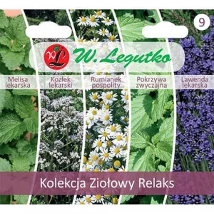 Relaxációs növények gyűjtemény, 5 fajtát tartalmazó csomag