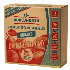 Szerves lombtrágya gyümölcsfák számára Rokohumin 3 L