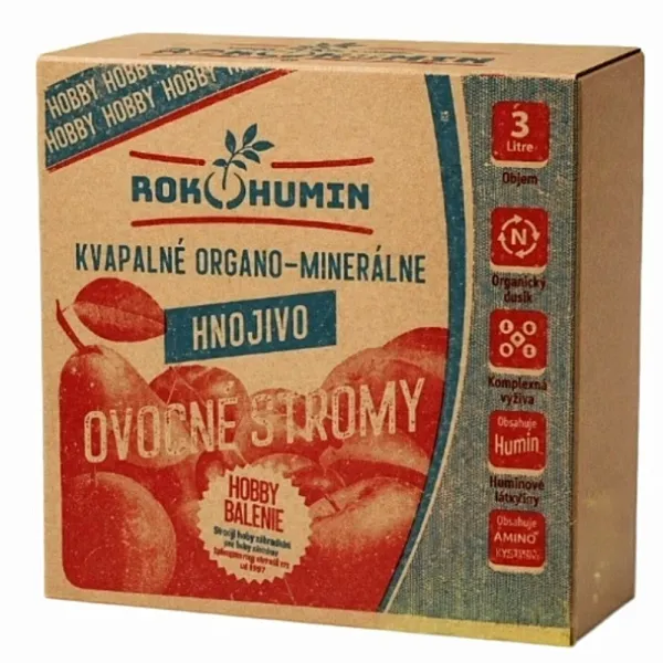 Szerves lombtrágya gyümölcsfák számára Rokohumin 3 L