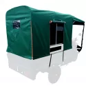 Első/hátsó ponyva fém támasztékkal